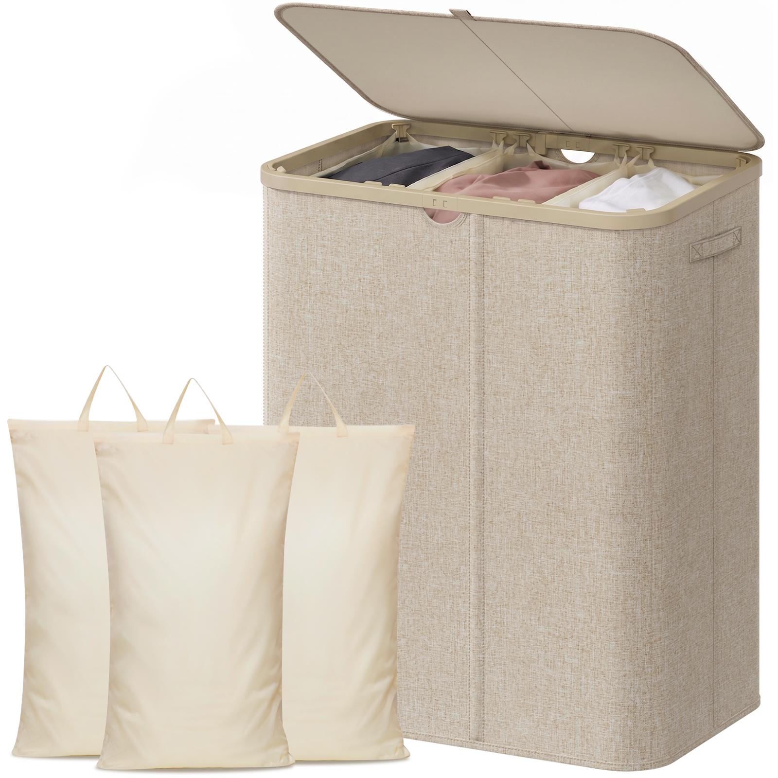 Home Essentials Bathroom Storage - Extra Large Plastic Laundry Basket 110L