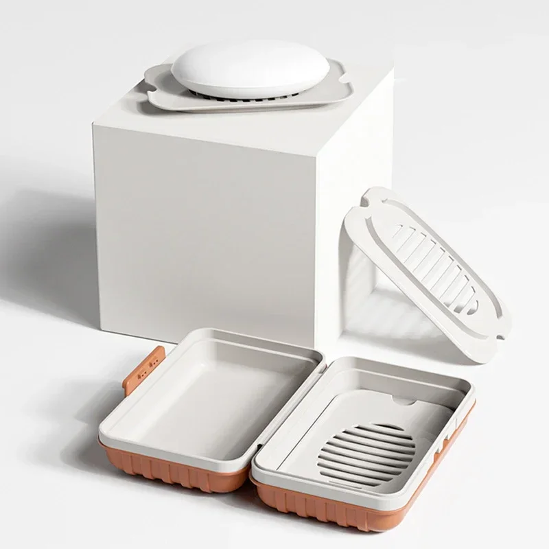 Plastic Soap Dish with Lid for - Home Essentials Bathroom Storage 评论和价格