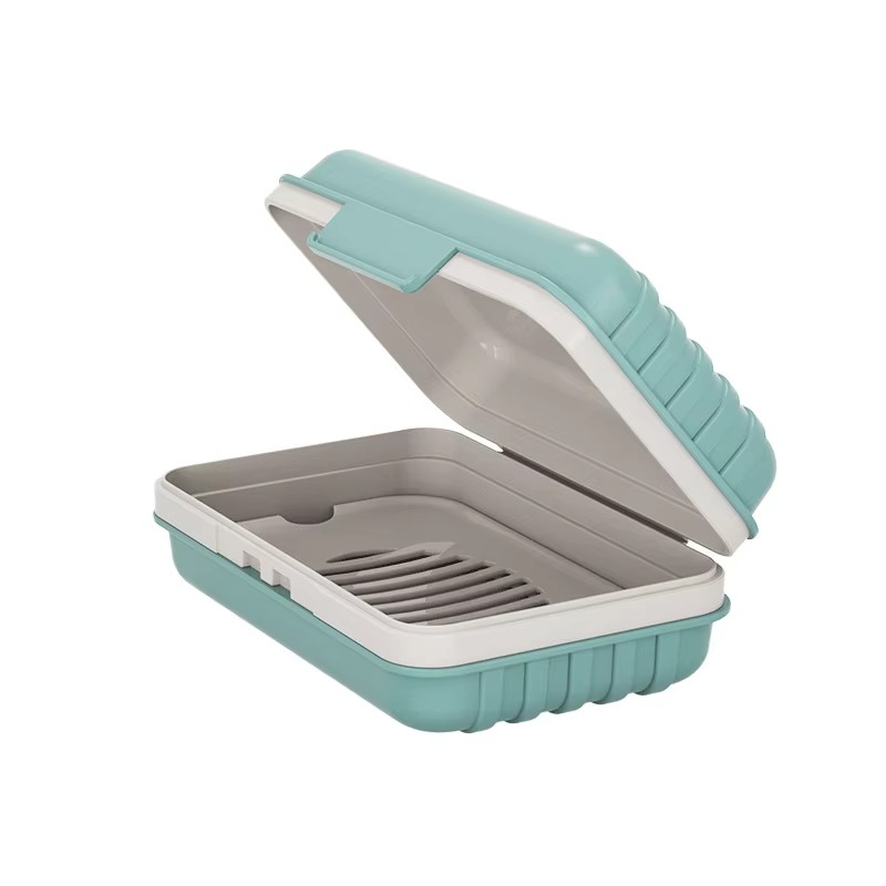 Plastic Soap Dish with Lid for - Home Essentials Bathroom Storage 评论和价格