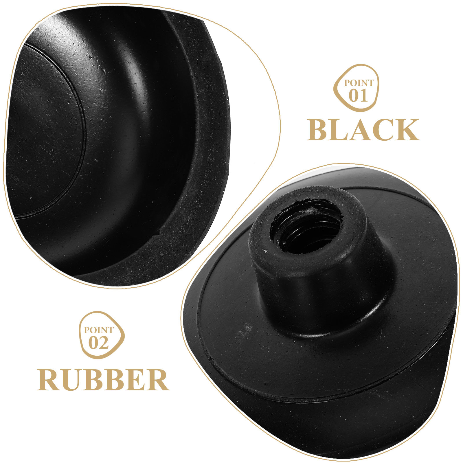 2Pcs Rubber Plunger Replacemen - Plunger Toilet 评论和价格
