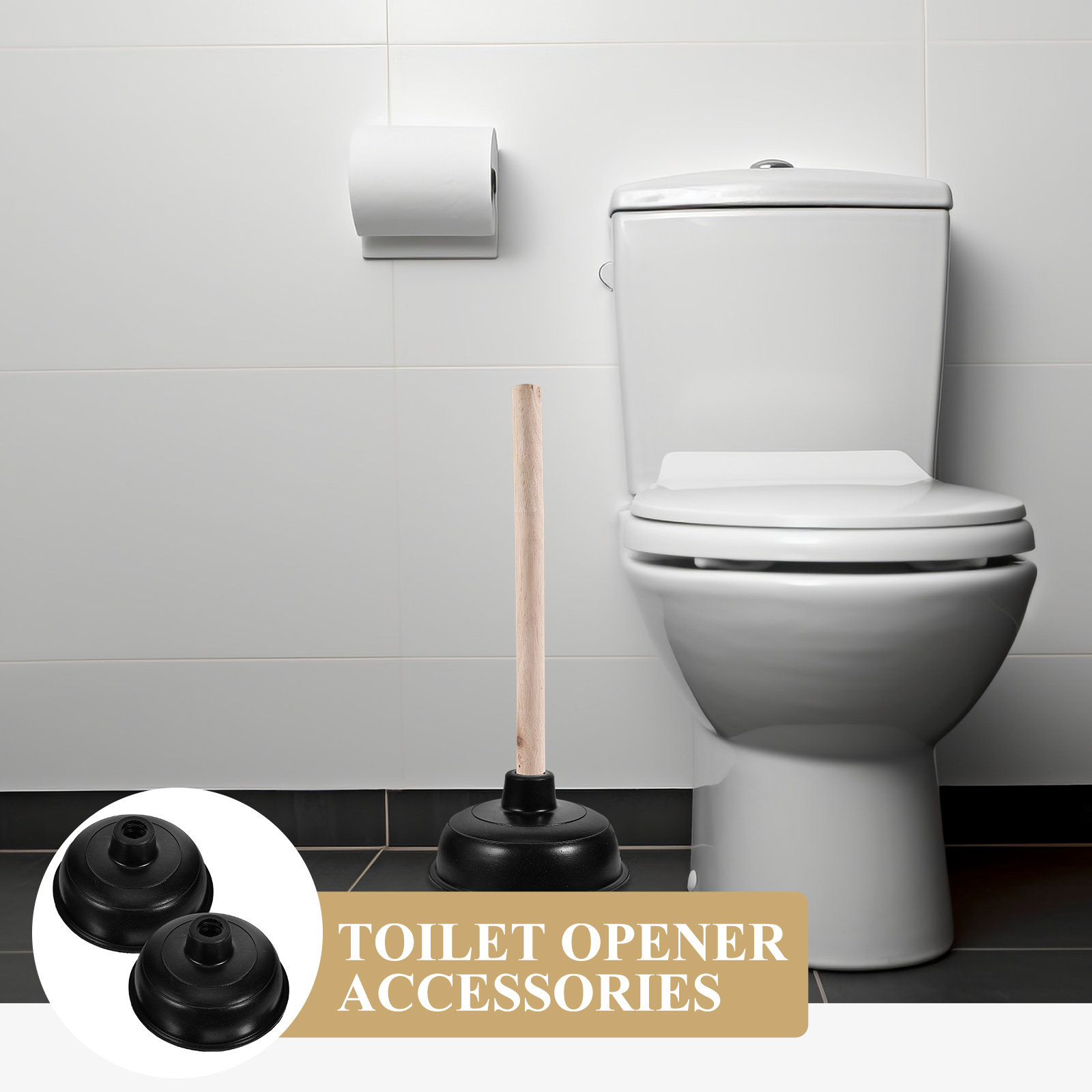 2Pcs Rubber Plunger Replacemen - Plunger Toilet 评论和价格