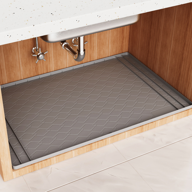 Silicone Under Sink Mat Kitche - Home Essentials Bathroom Storage 评论和价格