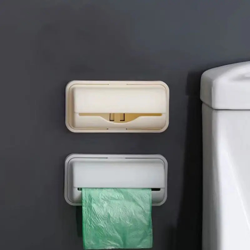 1/2/3/4Pcs Wall-Mounted Trash  - Home Bathroom Organizer 评论和价格