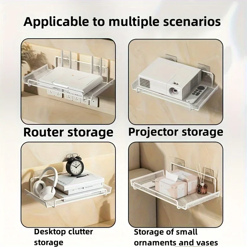 No‑Drill Wall Mount Router She - Home Bathroom Organizer 评论和价格