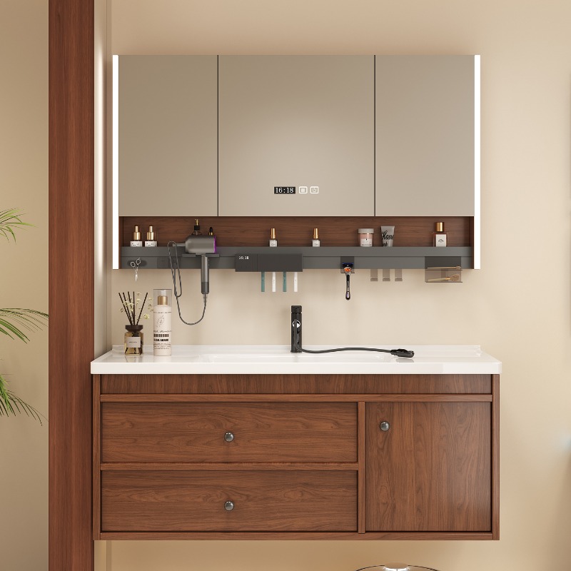 Bathroom Cabinet White Living  - Home Bathroom Vanity Combo 评论和价格