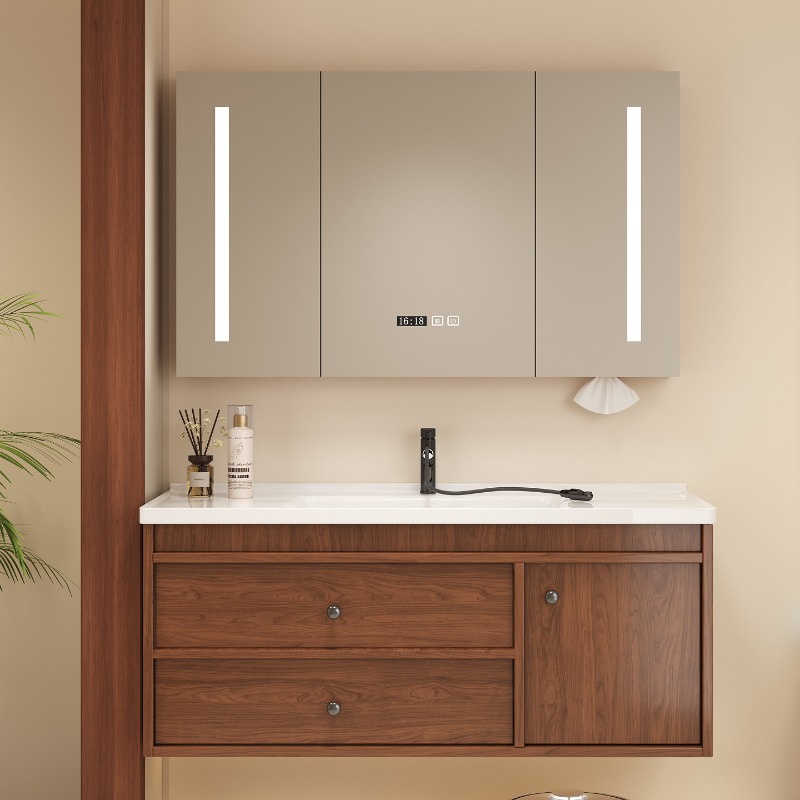 Bathroom Cabinet White Living  - Home Bathroom Vanity Combo 评论和价格