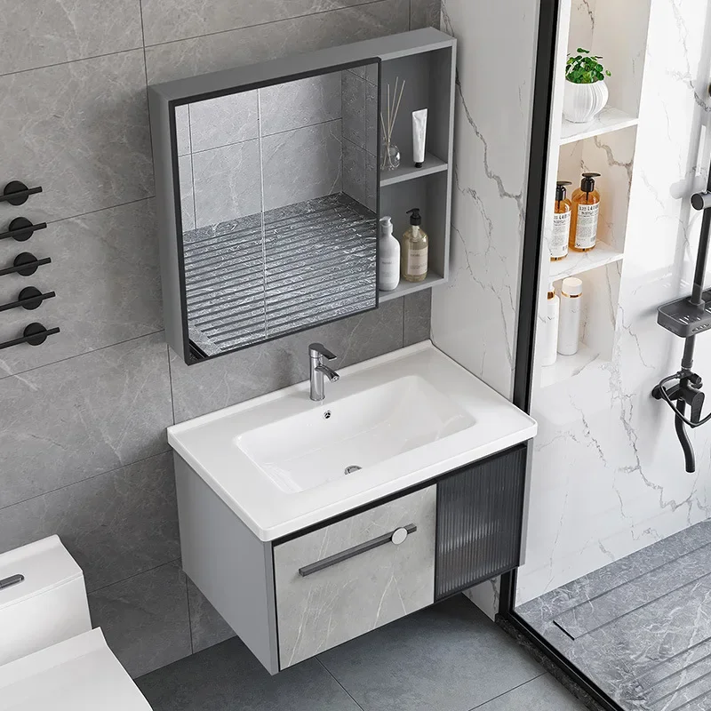 Waterproof Bathroom Cabinet wi - Home Bathroom Vanity Combo 评论和价格