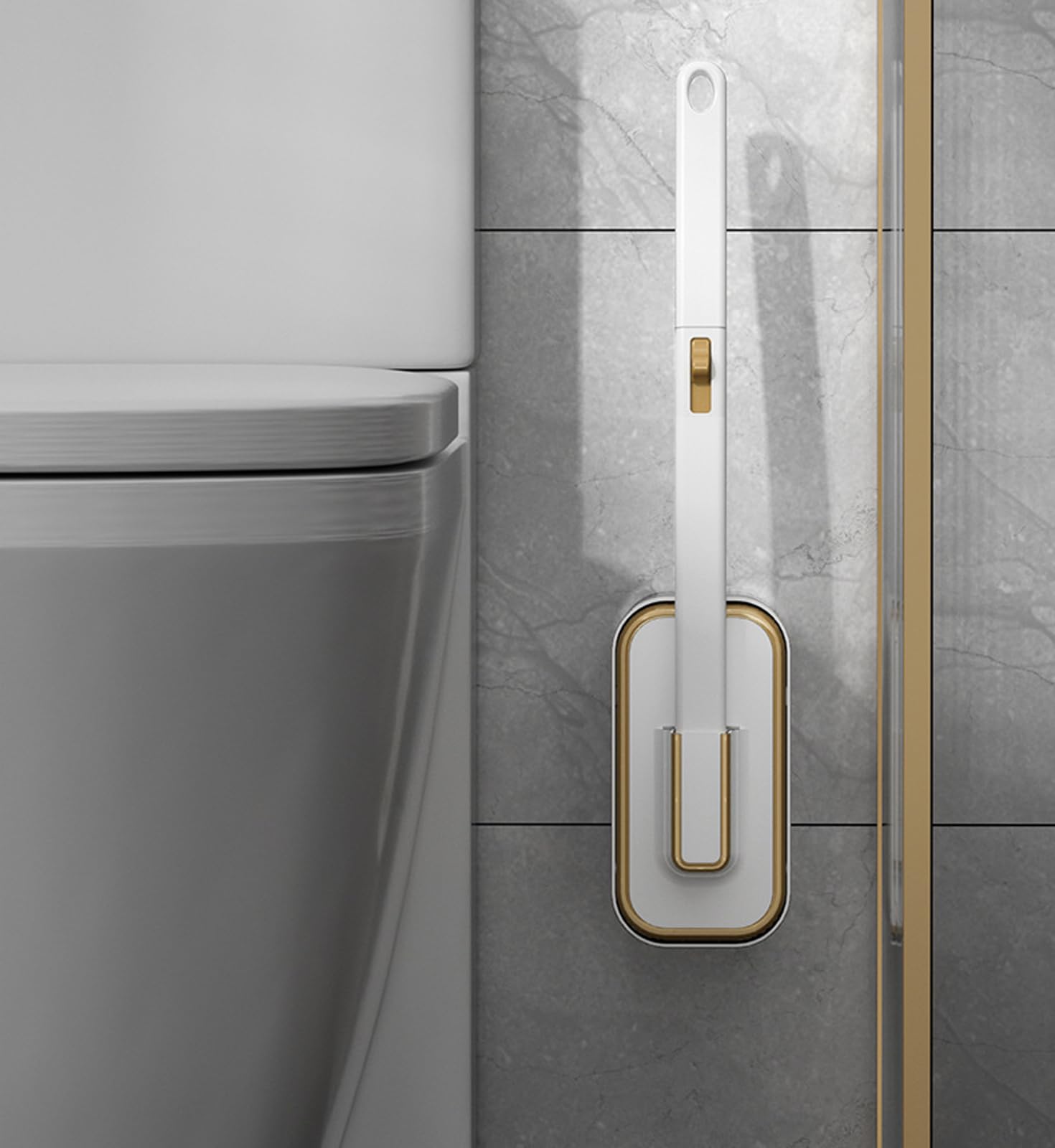 Wall Mounted Toilet Brush Set  - Plunger Toilet 评论和价格