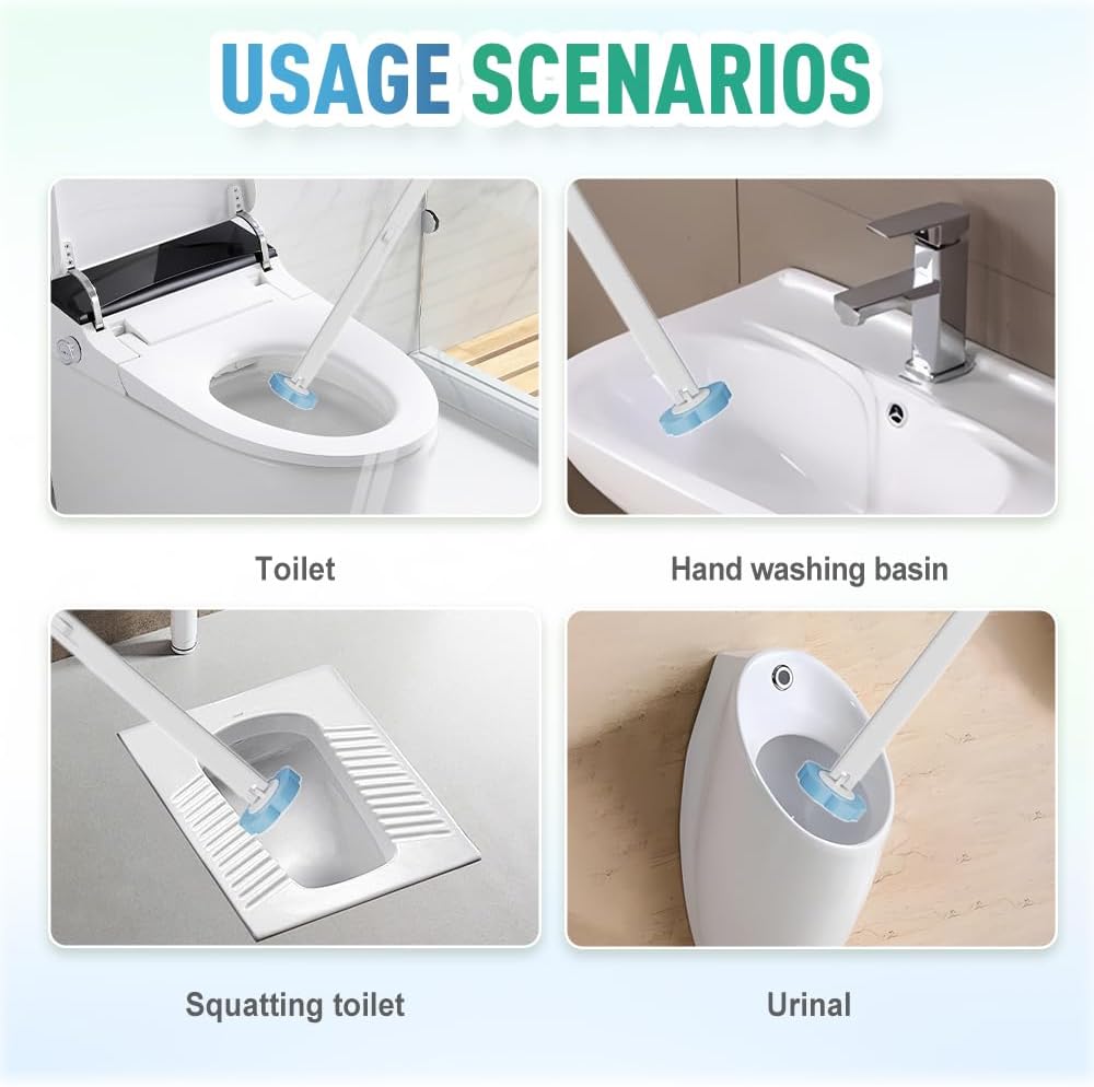 Wall Mounted Toilet Brush Set  - Plunger Toilet 评论和价格