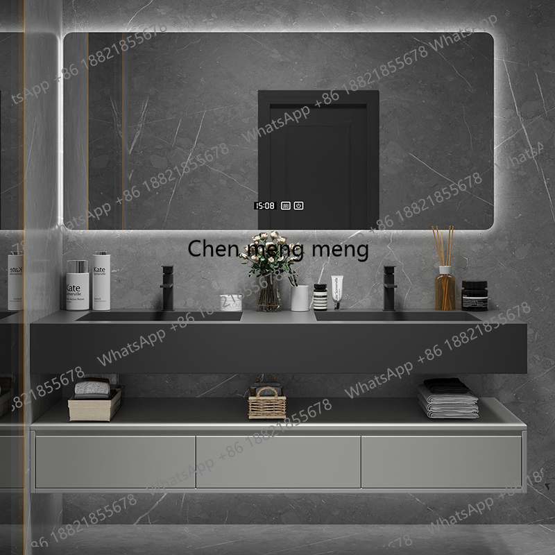 Black Lighting Shelf Bathroom  - Home Bathroom Vanity Combo 评论和价格