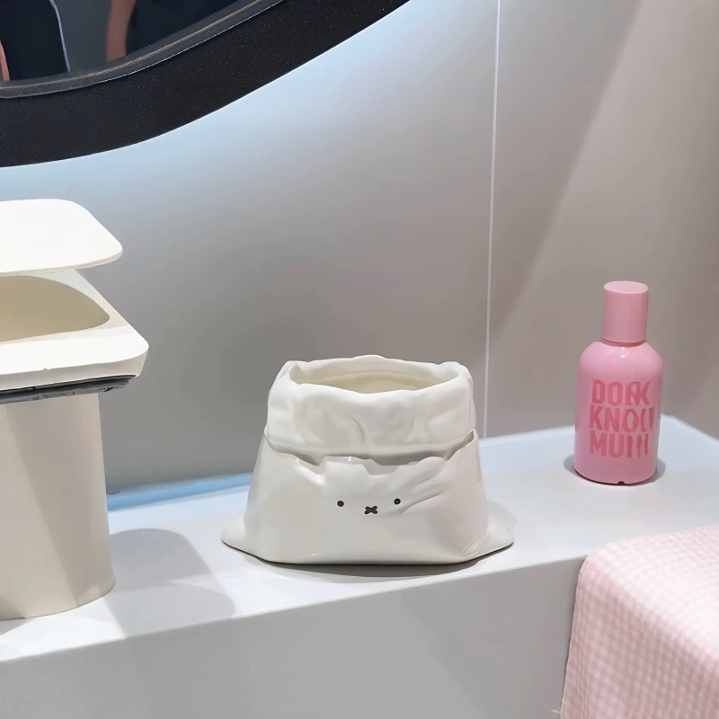 Kawaii Miffy Small Fabric Stor - Home Edit Bathroom Storage 评论和价格
