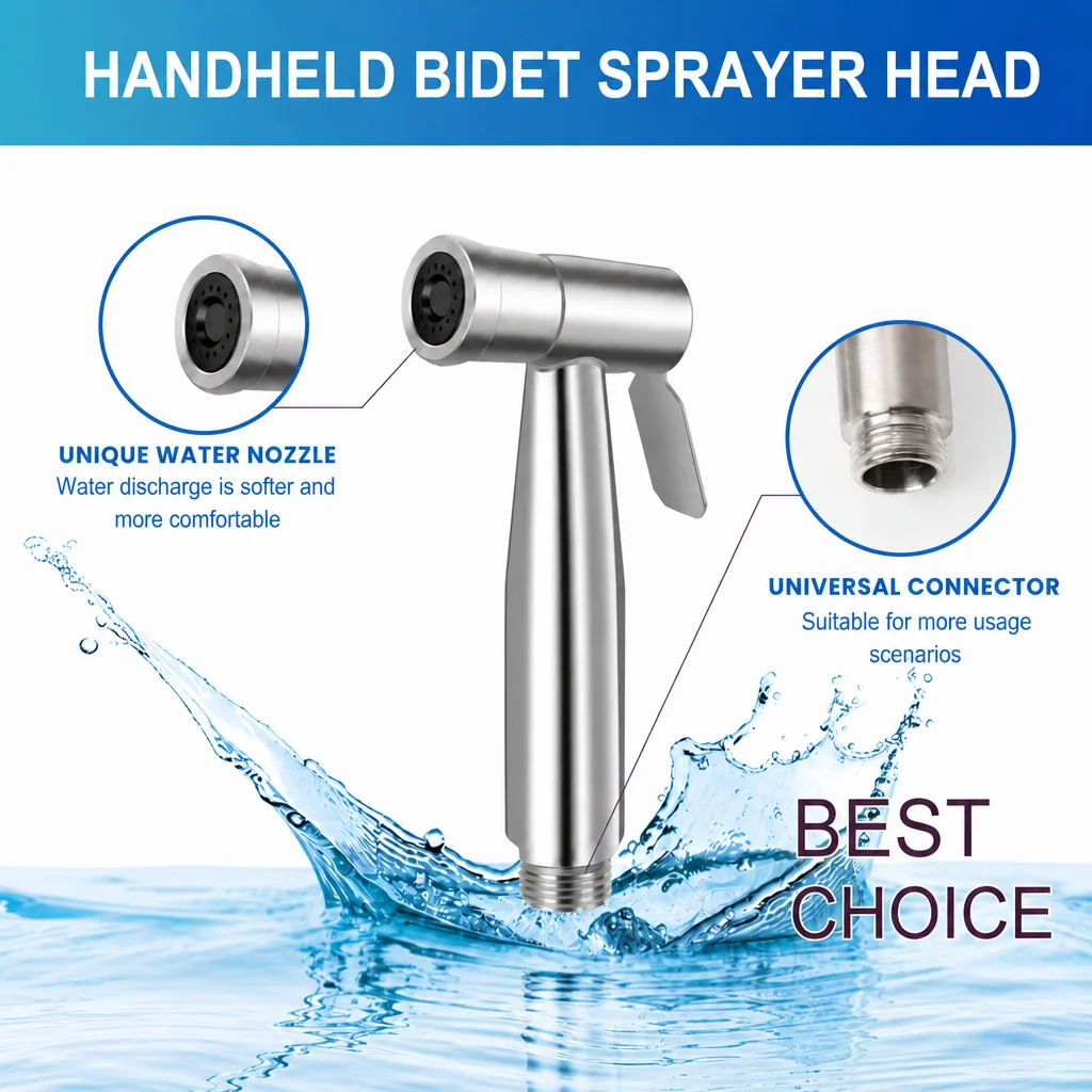 Portable Handheld Bidet Spraye - Plunger Toilet 评论和价格