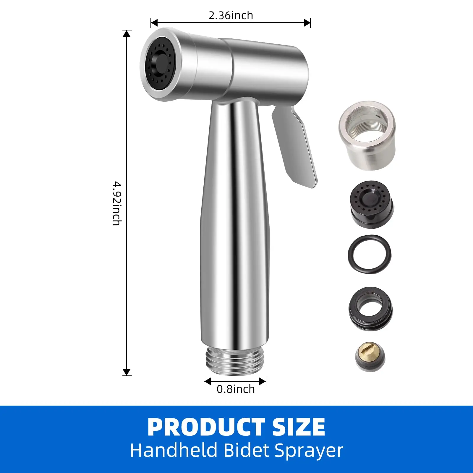 Portable Handheld Bidet Spraye - Plunger Toilet 评论和价格