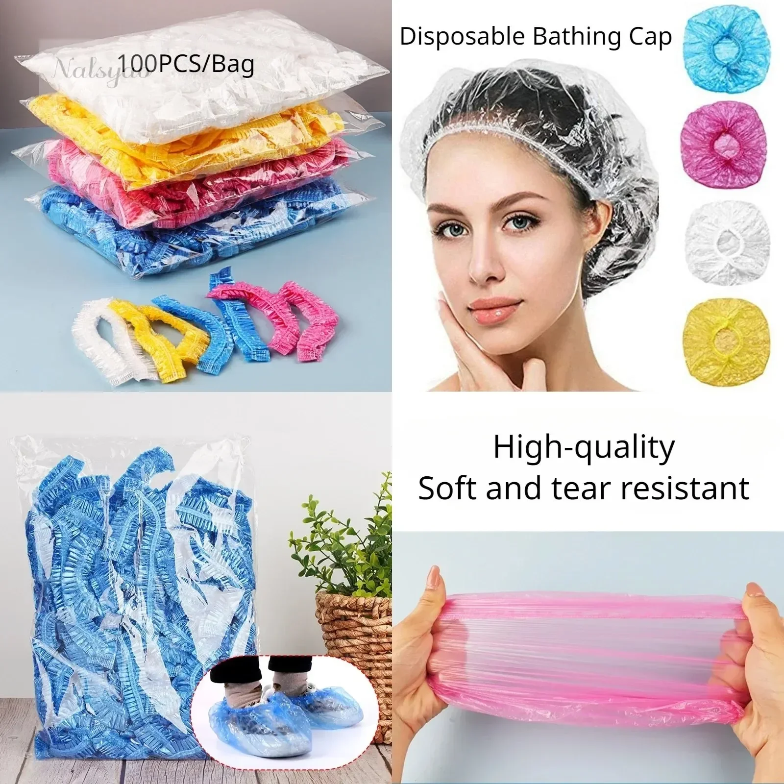 Disposable Shower Cap Covers T - Home Essentials Bathroom Storage 评论和价格