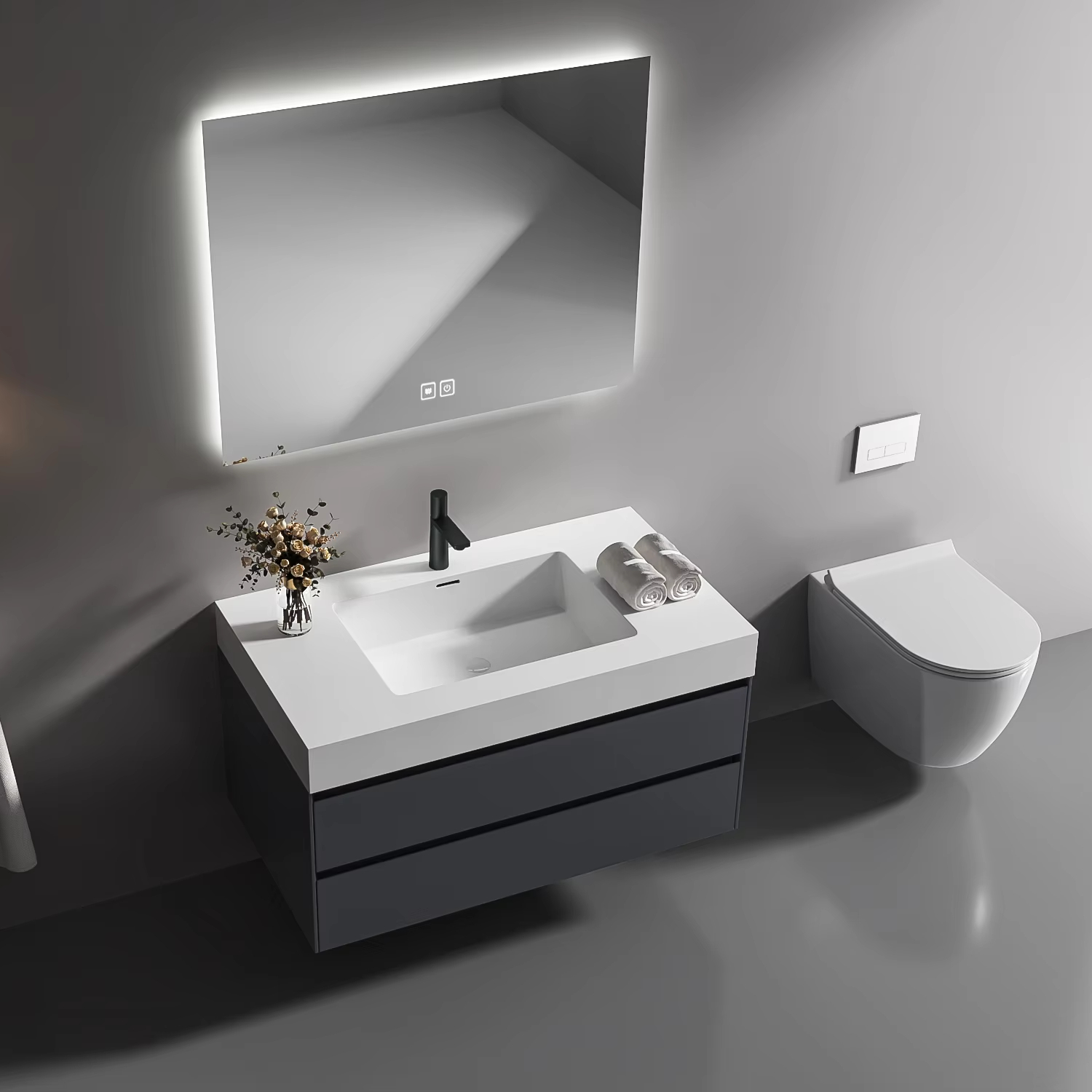 Modern Luxury Wall Mount Bathr - Home Bathroom Trends 评论和价格