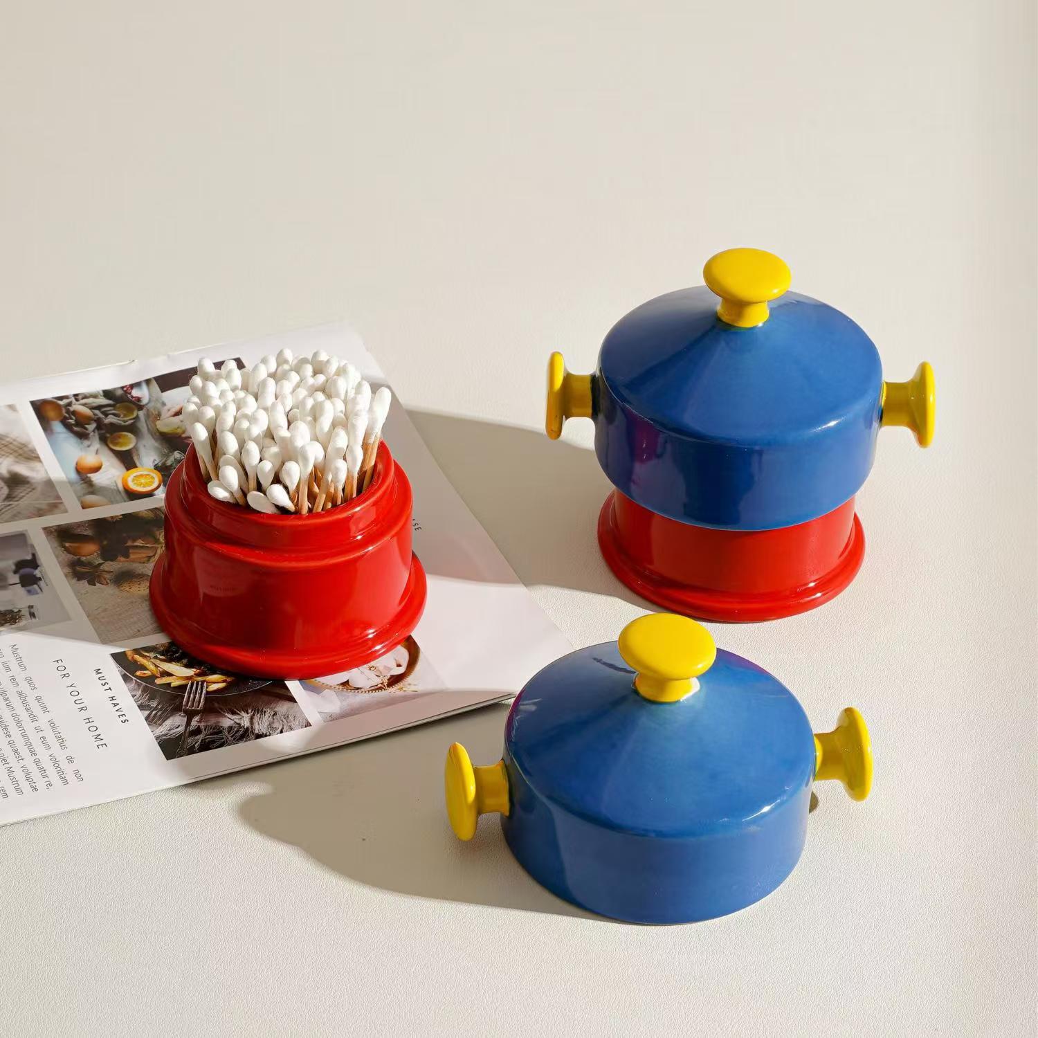 Dopamine Ceramic Toothpick Hol - Home Bathroom Organizer 评论和价格