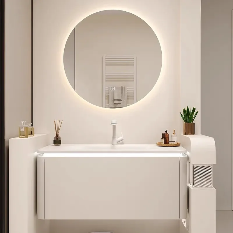 Ceramic Integrated Basin Bathr - Home Bathroom Vanity Combo 评论和价格