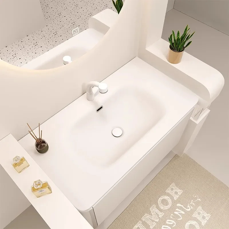 Ceramic Integrated Basin Bathr - Home Bathroom Vanity Combo 评论和价格