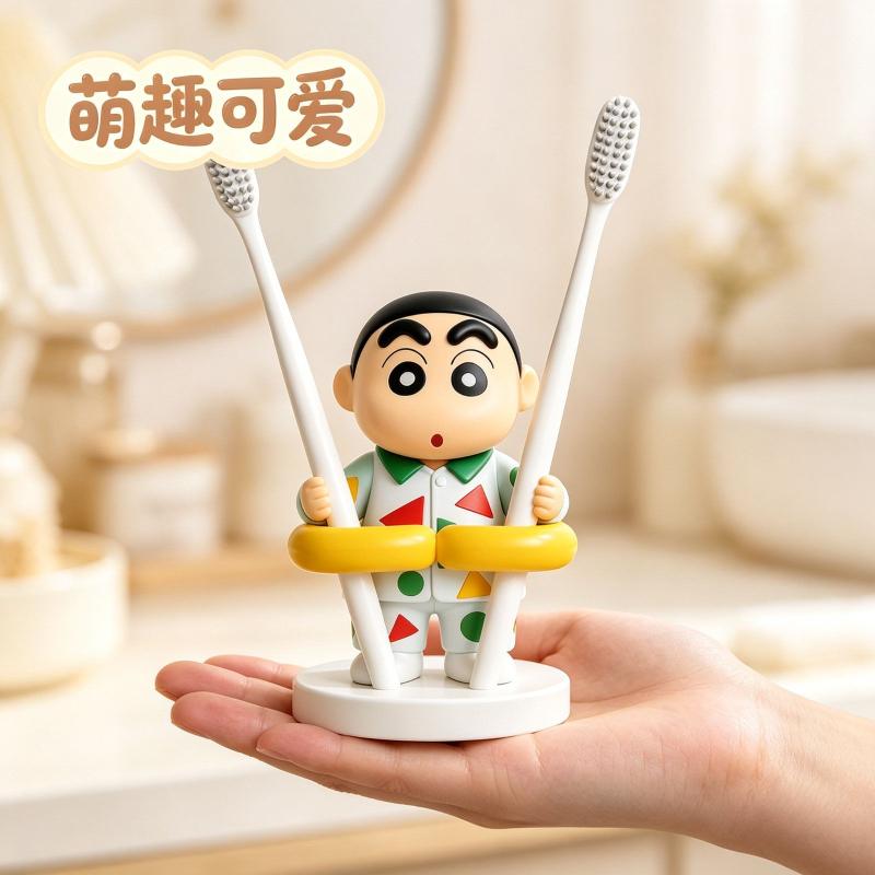 Cute Toothbrush Holder Cartoon - Home Edit Bathroom Storage 评论和价格
