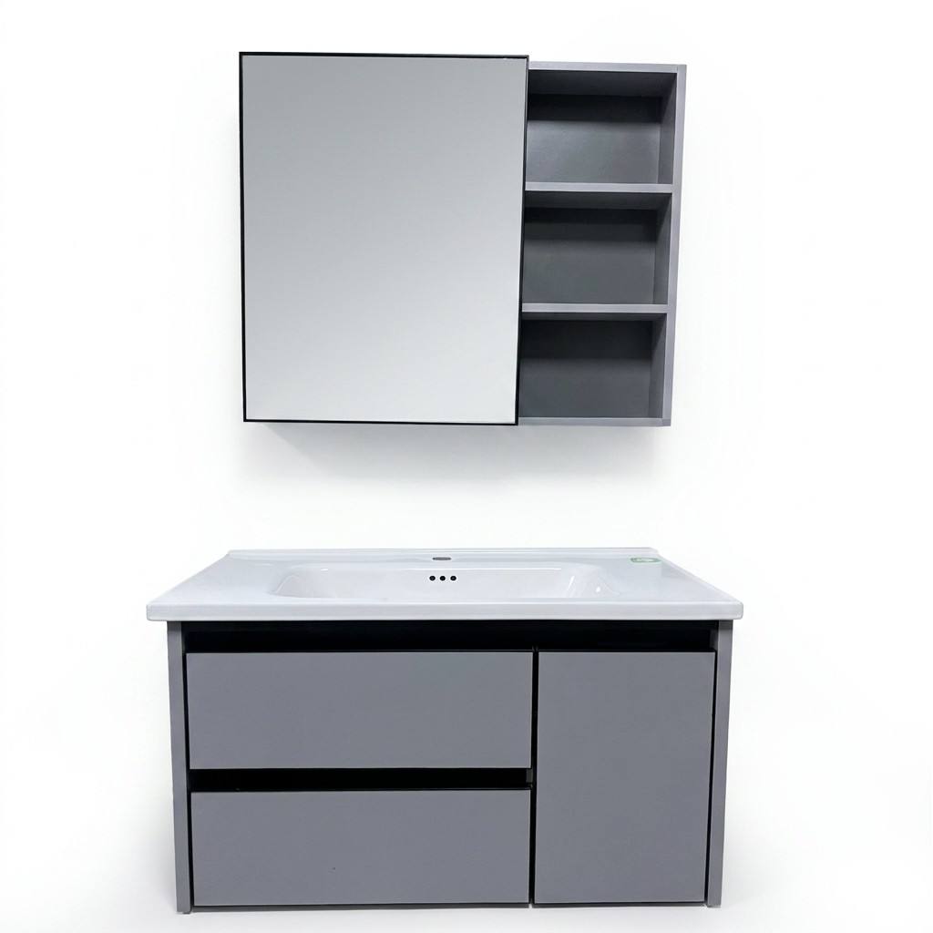 Bathroom CabinetModern Eco-Fri - Home Bathroom Vanity Combo 评论和价格
