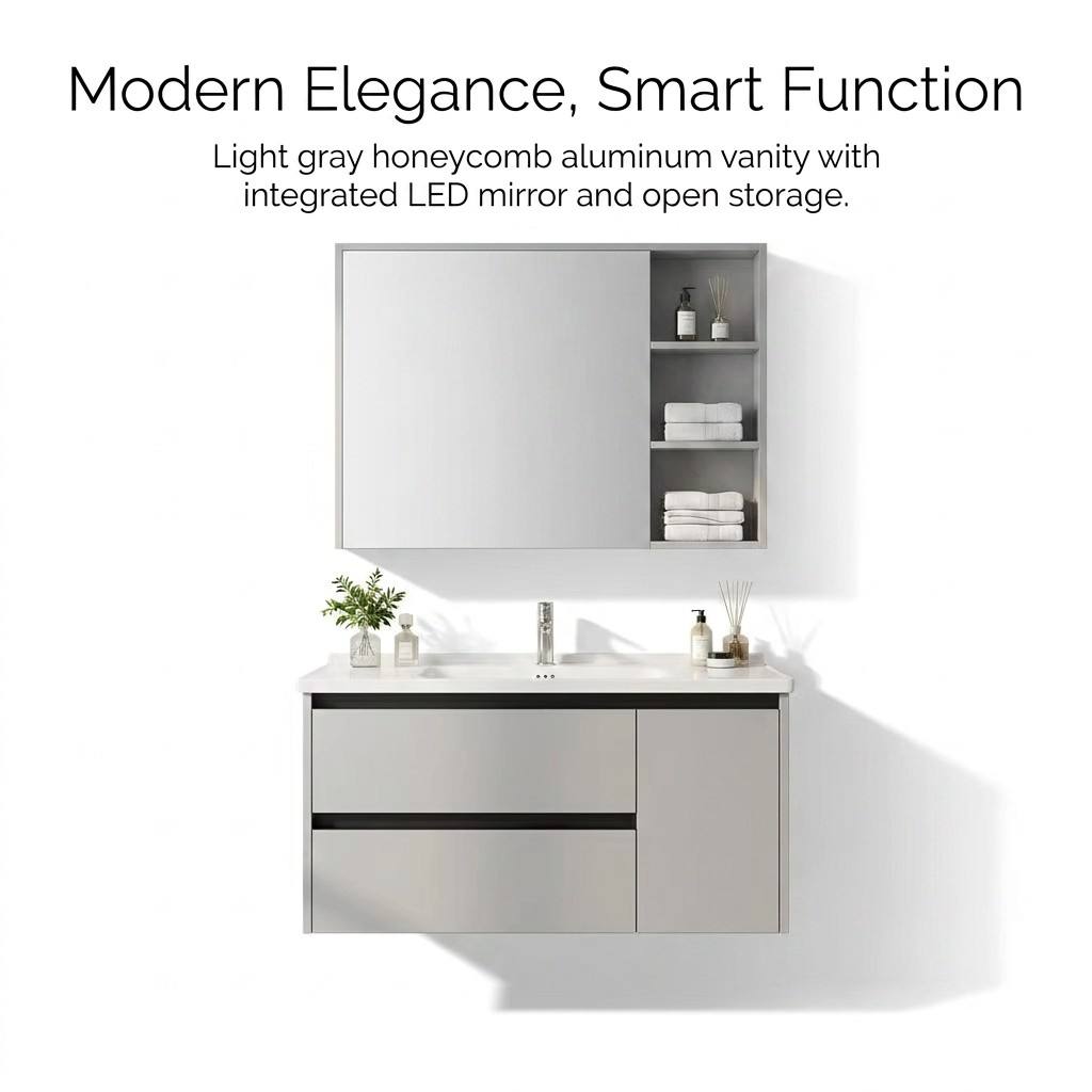 Bathroom CabinetModern Eco-Fri - Home Bathroom Vanity Combo 评论和价格